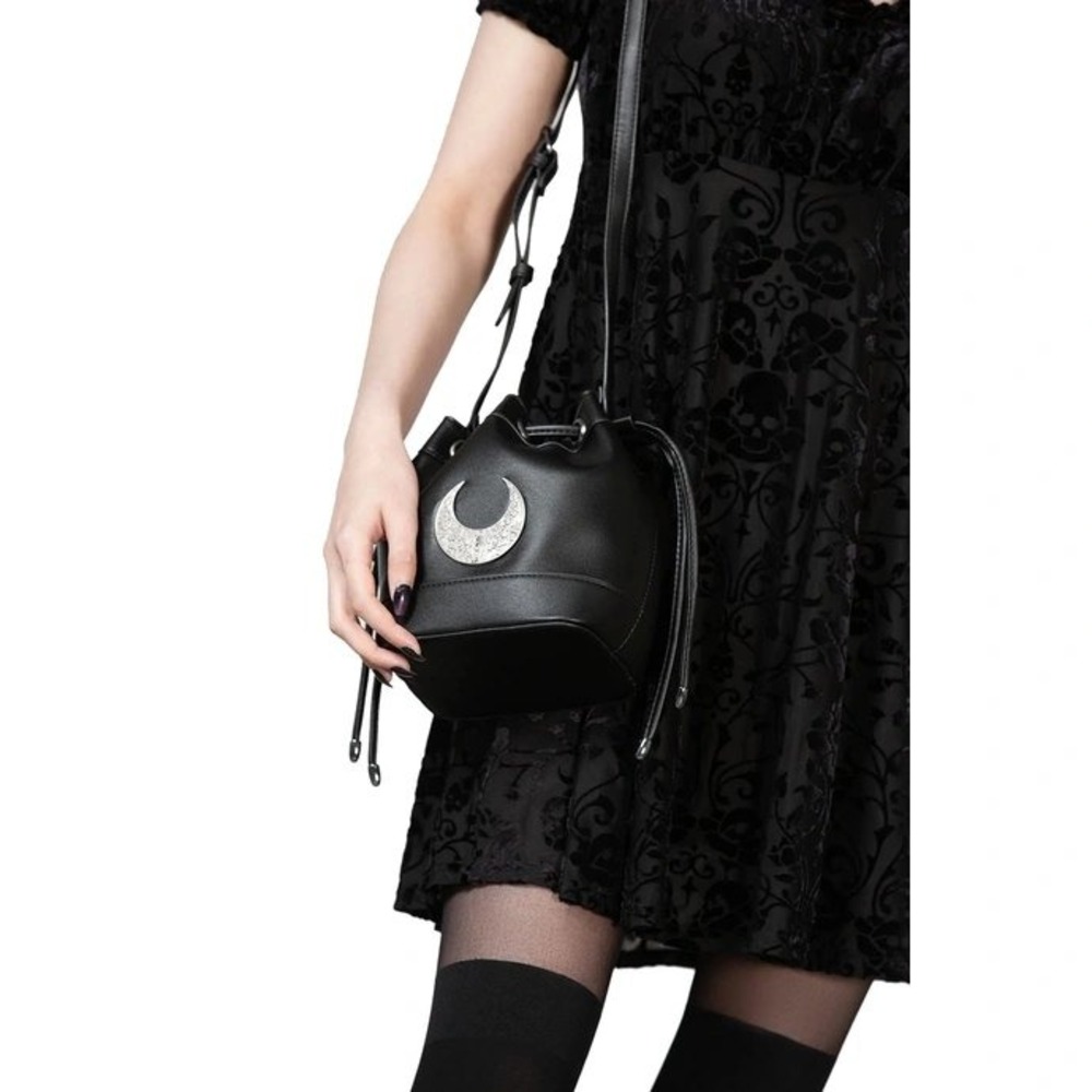 Killstar ozul black satchel style handbag whimsigoth moon witchy